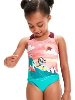 Speedo One Piece - Surfs Up -Aqua Fit Wear 0797015159 9