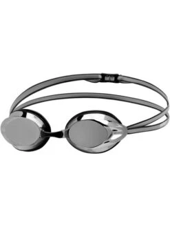 Speedo Opal Mirrored Goggles - Black & Silver