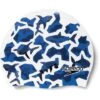 Speedo Junior Digital Printed Swim Cap - Chrome Blue/Ammonite 2 Speedo Junior Digital Printed Swim Cap - Chrome Blue/Ammonite -Aqua Fit Wear 0838614634 1