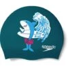Speedo Junior Digital Printed Swim Cap - New Torquoise/Azure