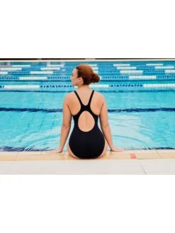 Speedo Muscleback One Piece - Hyperboom Navy/Bolt -Aqua Fit Wear 0869415121 2