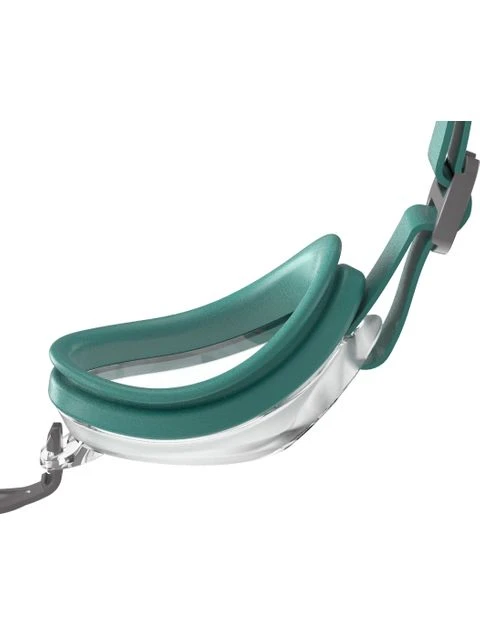 Speedo Jet Goggles - Clear/Jade/Silver 6 Speedo Jet Goggles - Clear/Jade/Silver - Image 4