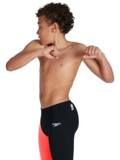 Speedo Fastskin Junior Endurance+ High Waisted Jammers - Phoenix Red/Oxid Grey -Aqua Fit Wear 09733h023 4