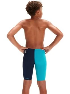Speedo Fastskin Junior Endurance+ High Waisted Jammers - Navy/Aquarium/Miami Lilac -Aqua Fit Wear 09733h577 6