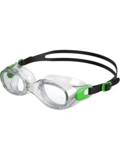 Speedo Futura Classic Clear Goggles - Fluro Green & Clear