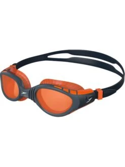Speedo Futura Biofuse Flexiseal Goggles - Dragonfire Orange Tint/True Navy/Oxid Grey