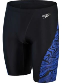 Speedo V-Cut Jammers - Black/Chroma Blue