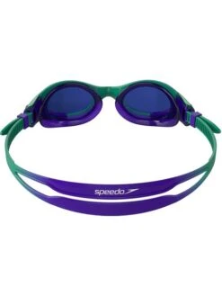 Speedo Futura Biofuse Flexiseal Junior Mirrored Goggles - Violet & Emerald -Aqua Fit Wear 11593f273 2