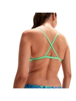 Speedo Cross Back Crop Top - Retro Floral 15 Speedo Cross Back Crop Top - Retro Floral -Aqua Fit Wear 1172715170 10