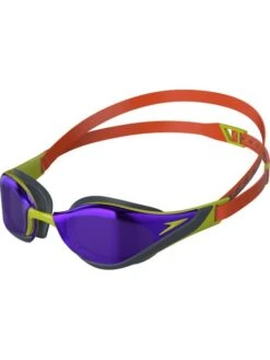 Speedo Fastskin Pure Focus Goggles - Violet Gold Mirror/Atomic Lime/Salso
