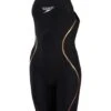 Speedo Fastskin LZR Pure Intent Openback Kneelength - Black/Rose Gold 1 Speedo Fastskin LZR Pure Intent Openback Kneelength - Black/Rose Gold -Aqua Fit Wear 11974d168 11