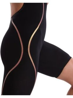 Speedo Fastskin LZR Pure Intent Openback Kneelength - Black/Rose Gold -Aqua Fit Wear 11974d168 8