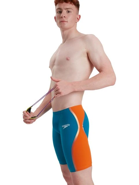 Speedo Fastskin LZR Pure Intent Jammers - Nordic Teal/Salso/Rose Gold 7 Speedo Fastskin LZR Pure Intent Jammers - Nordic Teal/Salso/Rose Gold - Image 5