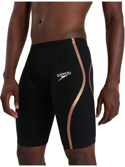 Speedo Fastskin LZR Pure Intent High Waist Jammers - Black/Gold 8 Speedo Fastskin LZR Pure Intent High Waist Jammers - Black/Gold - Image 6