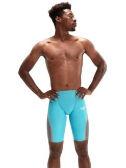 Speedo Fastskin LZR Pure Intent High Waist Jammers - Aqua Beam -Aqua Fit Wear 11977h546 2
