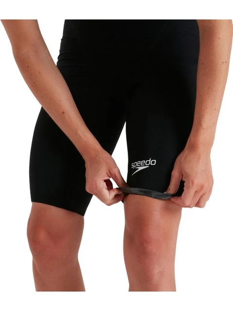 Speedo Fastskin LZR Pure Valor Openback Kneelength - Black 12 Speedo Fastskin LZR Pure Valor Openback Kneelength - Black - Image 10