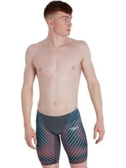 Speedo Fastskin LZR Pure Valor Jammers - Night Flare -Aqua Fit Wear 11980h147 2