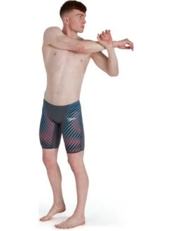 Speedo Fastskin LZR Pure Valor Jammers - Night Flare -Aqua Fit Wear 11980h147 6