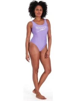 Speedo Logo Deep U-Back One Piece - Miami Lilac 13 Speedo Logo Deep U-Back One Piece - Miami Lilac -Aqua Fit Wear 12369h105 2