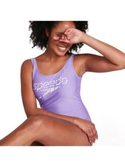 Speedo Logo Deep U-Back One Piece - Miami Lilac 17 Speedo Logo Deep U-Back One Piece - Miami Lilac -Aqua Fit Wear 12369h105 6