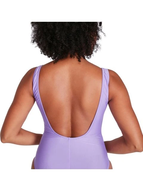 Speedo Logo Deep U-Back One Piece - Miami Lilac 11 Speedo Logo Deep U-Back One Piece - Miami Lilac - Image 9