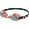 Speedo Jet Junior Goggles - Chrome Mirror/Navy/Volcanic Orange -Aqua Fit Wear 12636f989