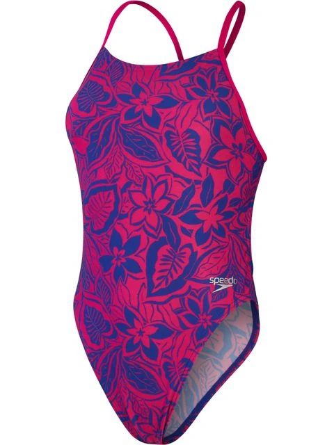 Speedo Tie Back One Piece - Bondi Night Floral 3 Speedo Tie Back One Piece - Bondi Night Floral