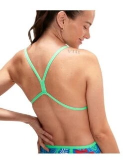 Speedo V-Back One Piece - Retro Floral 12 Speedo V-Back One Piece - Retro Floral -Aqua Fit Wear 1284315170 4