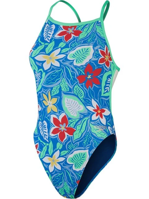 Speedo V-Back One Piece - Retro Floral 3 Speedo V-Back One Piece - Retro Floral