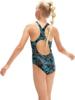 Speedo Medalist One Piece - Bolt/Dove Grey -Aqua Fit Wear 1285806879 5
