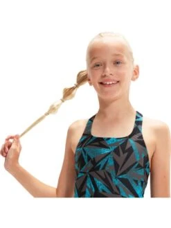 Speedo Medalist One Piece - Bolt/Dove Grey -Aqua Fit Wear 1285806879 6