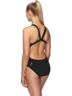 Speedo Endurance+ Leaderback One Piece - Black -Aqua Fit Wear 133010001 3