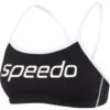 Speedo Crop Top - Black/White -Aqua Fit Wear 133053503