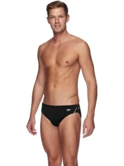 Speedo 5cm Briefs - Logo Black/White -Aqua Fit Wear 133313503 2