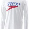 Speedo Vintage Long Sleeve T-Shirt - White 2 Speedo Vintage Long Sleeve T-Shirt - White -Aqua Fit Wear 134260003
