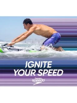 Speedo Fastskin LZR Ignite Jammers - Miami Lilac/Spritz/Violet -Aqua Fit Wear 13438h574 10