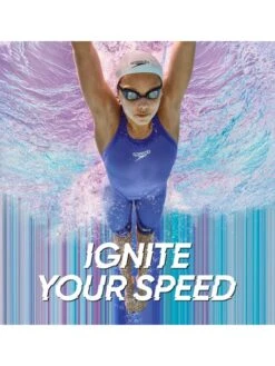 Speedo Fastskin Junior LZR Ignite Kneelenth - Miami Lilac/Spritz/Violet -Aqua Fit Wear 13439h574 10