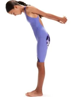 Speedo Fastskin Junior LZR Ignite Kneelenth - Miami Lilac/Spritz/Violet -Aqua Fit Wear 13439h574 5