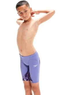 Speedo Fastskin Junior LZR Ignite Jammers - Miami Lilac/Spritz/Violet -Aqua Fit Wear 13440h574 5