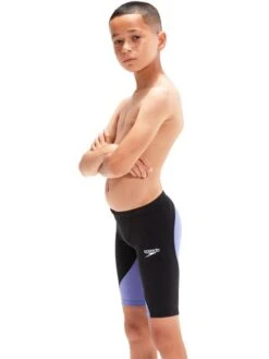 Speedo Fastskin Junior LZR Ignite Jammers - Black/Miami Lilac -Aqua Fit Wear 13440h575 4