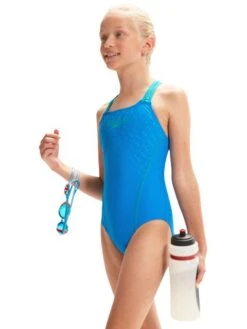 Speedo Medalist One Piece - Medley Logo/Aquarium -Aqua Fit Wear 1345806866 2