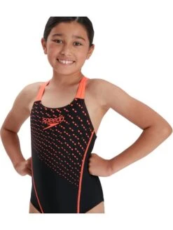 Speedo Medalist One Piece - Medley Logo/Siren Red -Aqua Fit Wear 13458g683 4