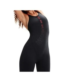 Speedo HydroPro Kneelength - Black/Red -Aqua Fit Wear 1346415214 14