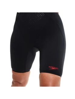 Speedo HydroPro Kneelength - Black/Red -Aqua Fit Wear 1346415214 15