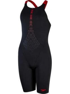 Speedo HydroPro Kneelength - Black/Red