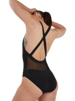 Speedo Power One Piece - Black -Aqua Fit Wear 134720001 6