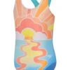 Speedo Racerback One Piece - Here Comes The Sun -Aqua Fit Wear 13921g886