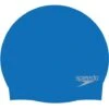 Speedo Plain Moulded Swim Cap - Neon Blue -Aqua Fit Wear 709842610 2