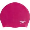 Speedo Plain Moulded Swim Cap - Pink -Aqua Fit Wear 70984b495