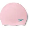 Speedo Junior Plain Moulded Swim Cap - Oyster/Aquarium Metallic -Aqua Fit Wear 7099014571 1